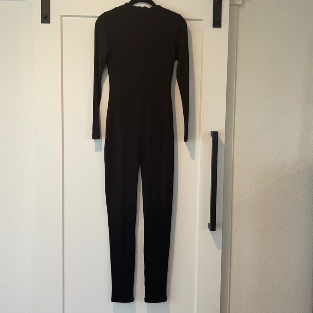 Naked Wardrobe ALL BODY JUMPSUIT Black Small